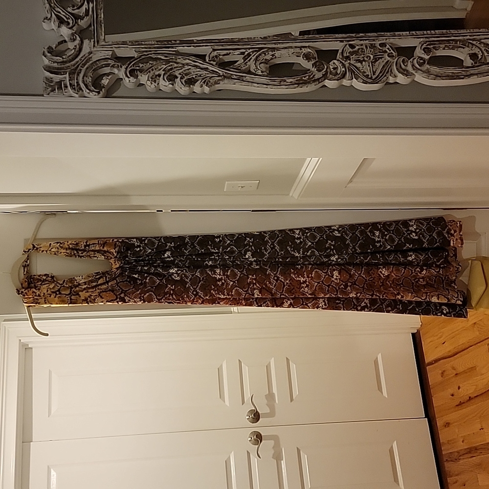 Colorful Snake Print Maxi Dress Victoria Secret